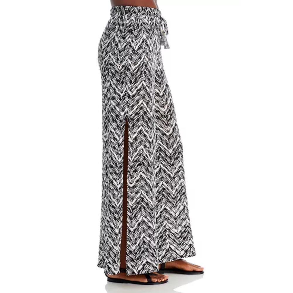 Ramy Brook Taytum Space Dye Chevron Knit Swim Cover Up Pants Size Large - Picture 5 of 12